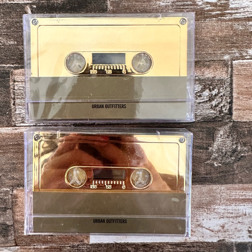 2 Gold Urban Outfitters Cassette Tapes
